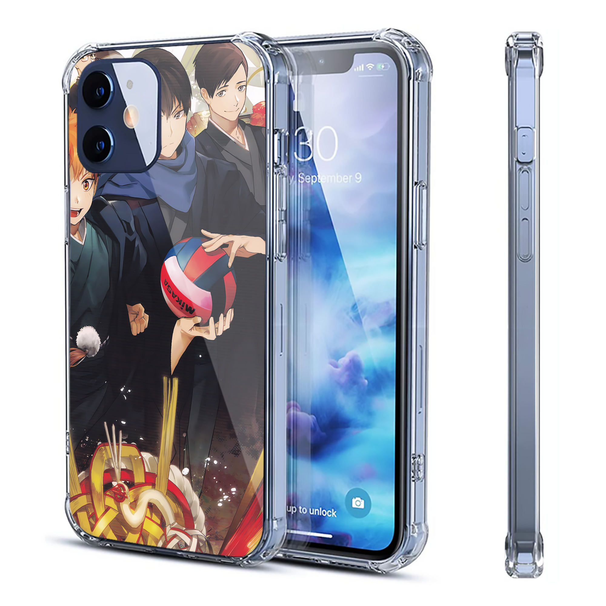 （画像用） ハイキュー!! Haikyu!! 【iPhone 12シリーズ対応】透明スマホケース（クリアソフトケース）